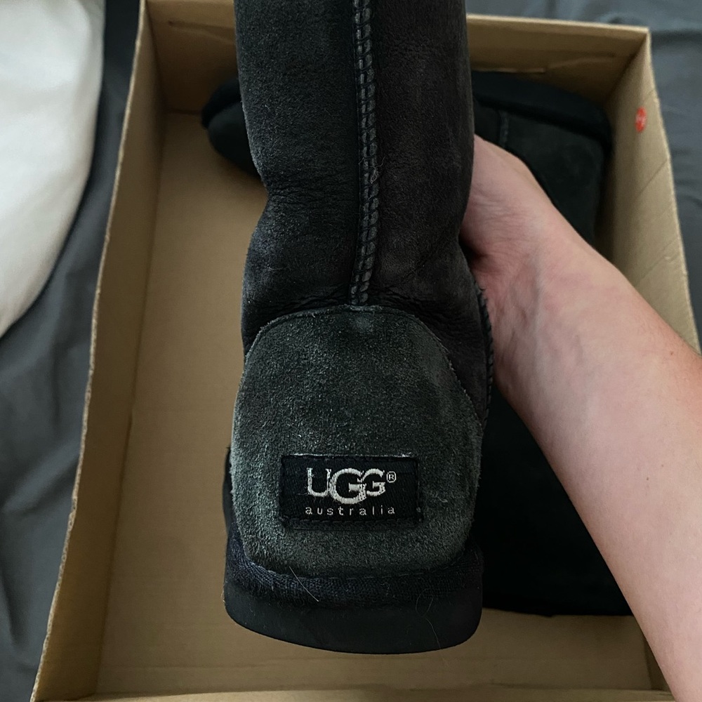 Black Ugg boots